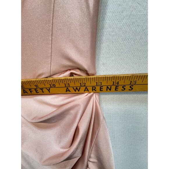 Cynthia & Sahar Women's Bridesmaid Maxi Dress Side Slit Size XS Pink Sleeveless - Picture 16 of 16